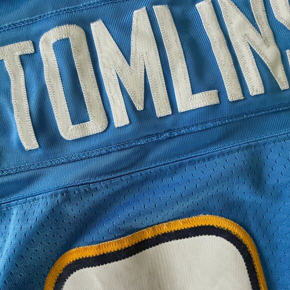 Reebok Ladainian Tomlinson Powder Blue Jersey - Mens XL - Picture 6 of 6
